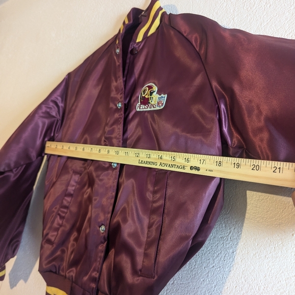 vintage chalk line Washington Redskins satin bomber jacket - Picture 8 of 8